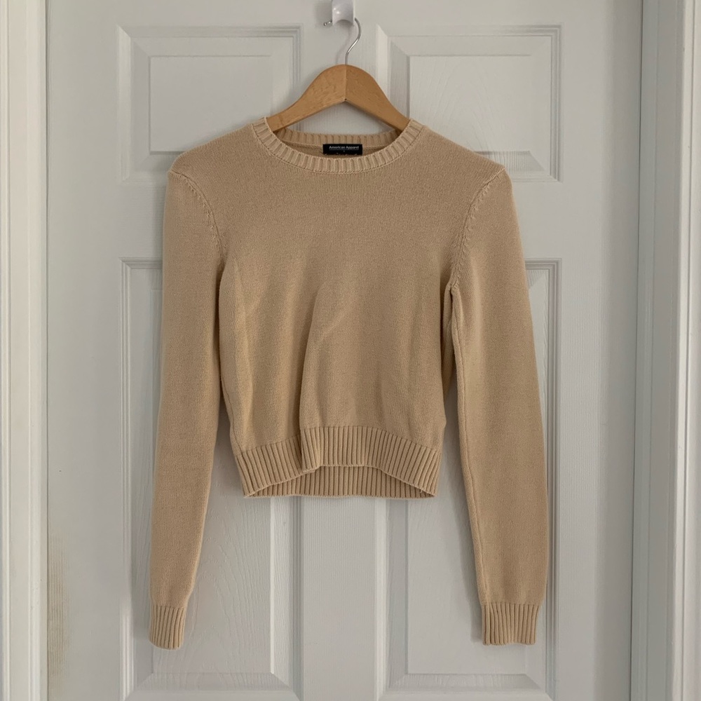 American Apparel Classic Cropped Sweater - Picture 2 of 4